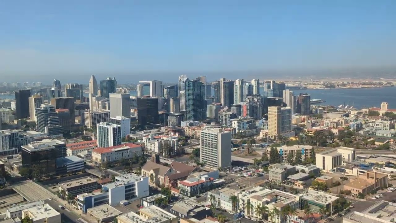Beautiful Landing At (SAN) San Diego International Airport in San Diego, California 2024 Video 2