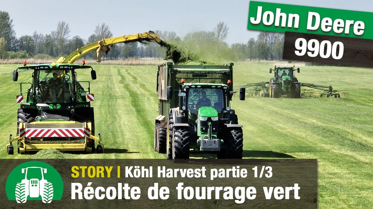 Köhl Harvest Partie 1/3 | Entreprise de travaux agricoles | Ensileuse John Deere 9900 | Récolte