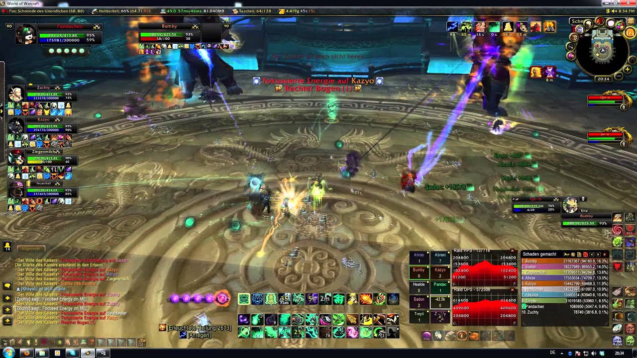 Next vs Will of the Emperor Heroic 10 man Heal Monk PoV