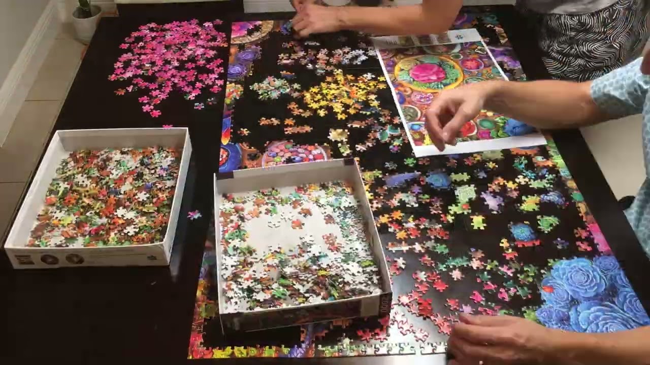 Succulent Season 2000 piece timelapse - Puzzle by Buffalo Games