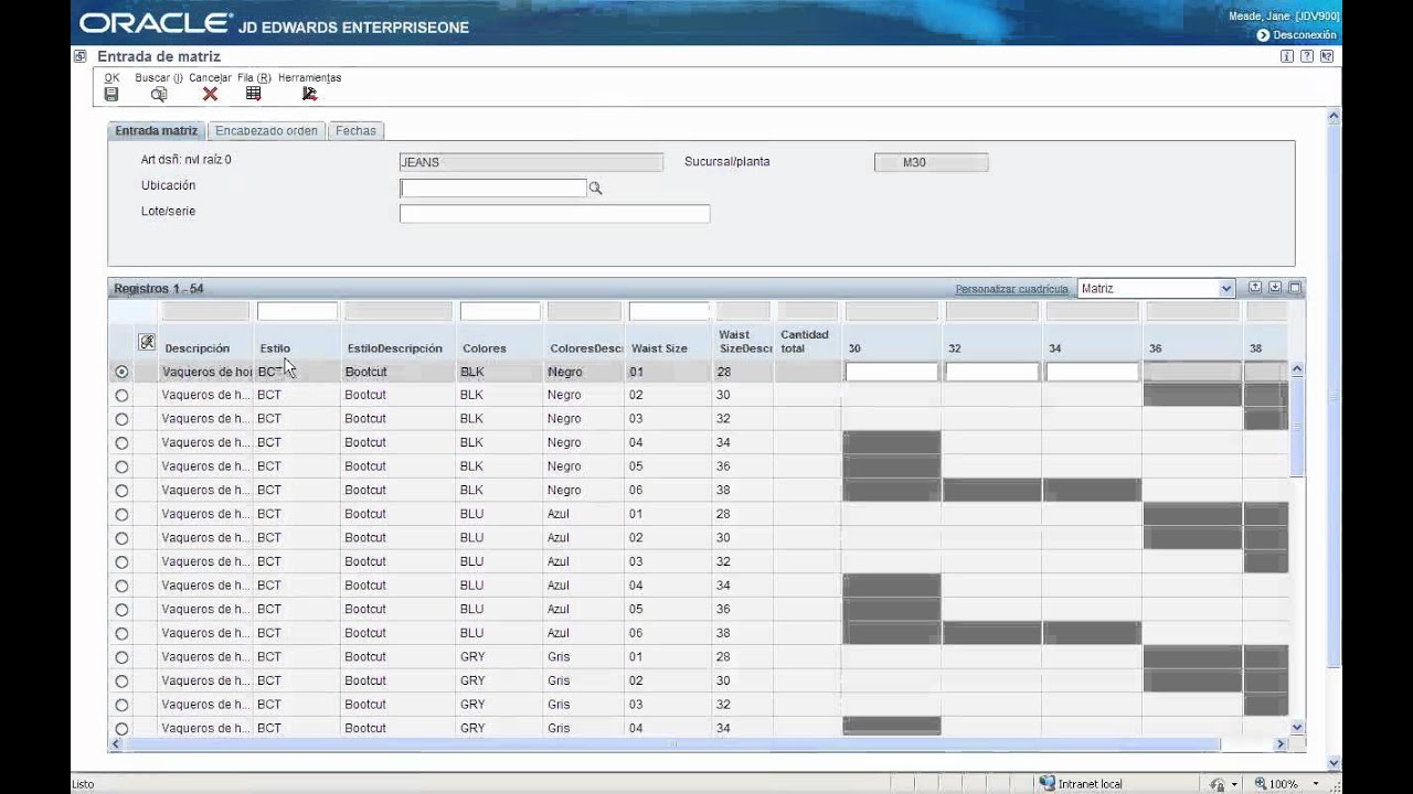 Gestión de Productos Multi-Atributo con JD Edwards Enterprise One de Oracle - QUALITA