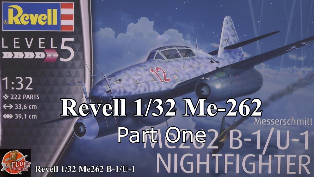 Revell 1/32 Me 262 Часть 1