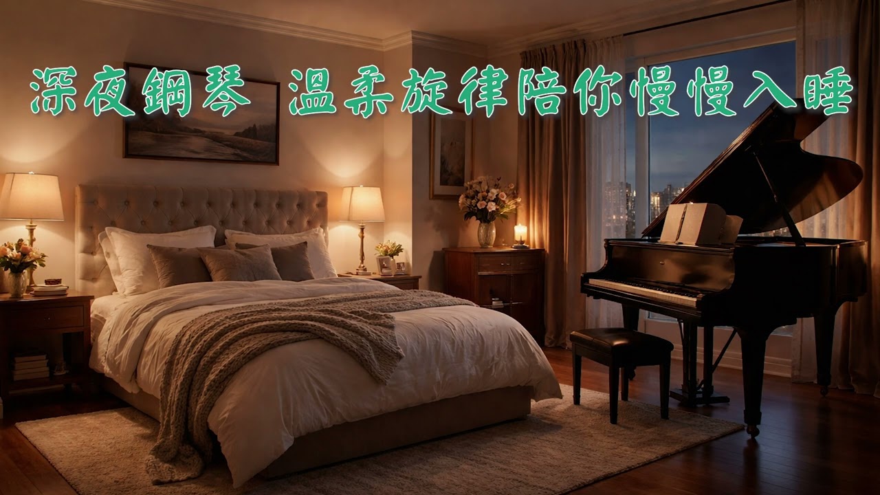深夜鋼琴 溫柔旋律陪你慢慢入睡 #睡眠音樂 #助眠音樂 #深層睡眠 【9453Lazy Cat】