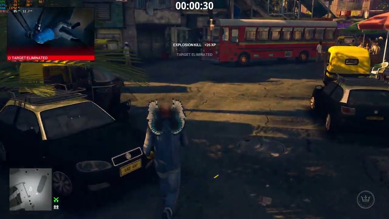 Hitman Escalation Speedrun - The Hirani Evacuation Lvl 1 - 33 seconds