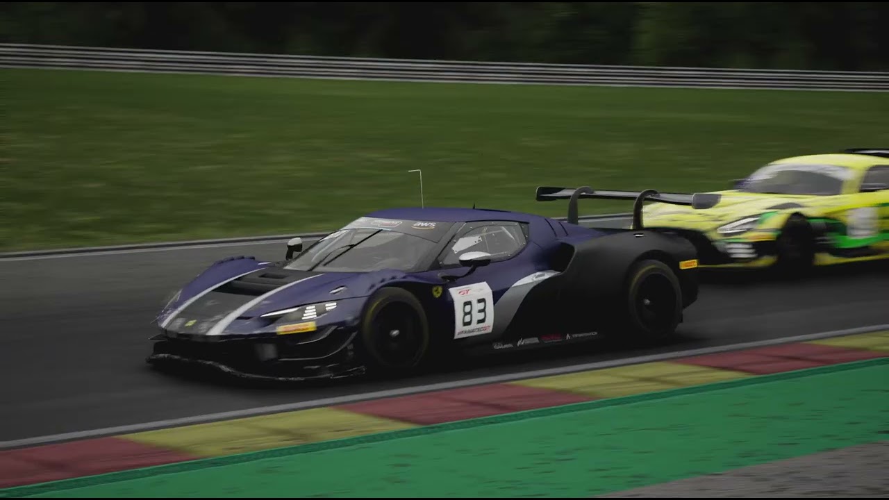 Assetto Corsa Competizione replay Ferrari Spa francorchamps