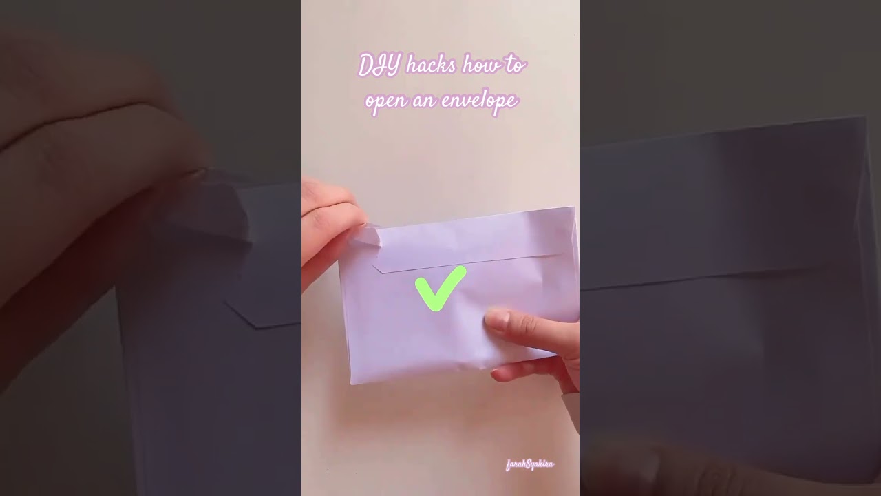 #247DIYhacks how to open an envelope #diytips #diyhacks #diylifehacks #tips #tipsandtricks