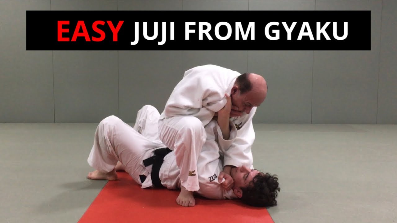 Easy Juji Gatame from Gyaku Juji Jime