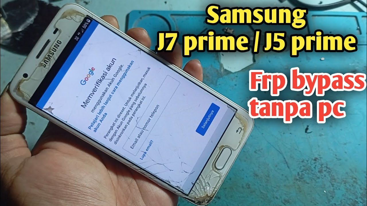 Samsung j5 j7 prime frp bypass