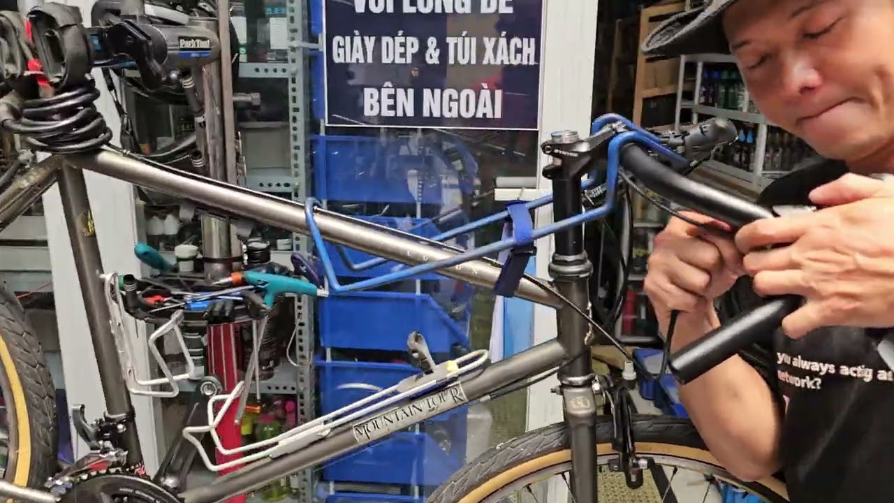 [BAT Channel] V95 : Chuyển 1 chiếc touring fatbar 20 năm tuổi thành 1 chiếc gravel dropbar