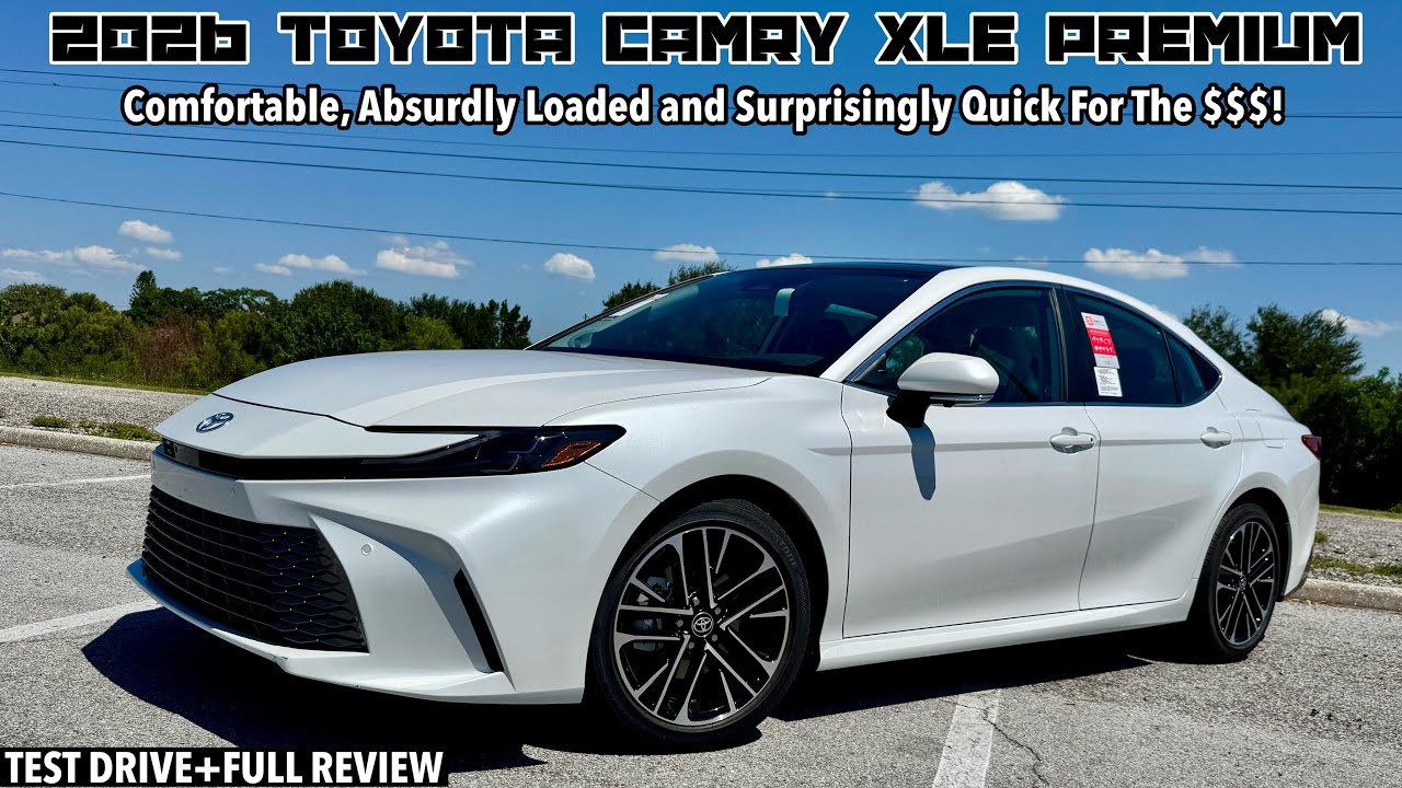 2026 Toyota Camry XLE Premium: TEST DRIVE+FULL REVIEW