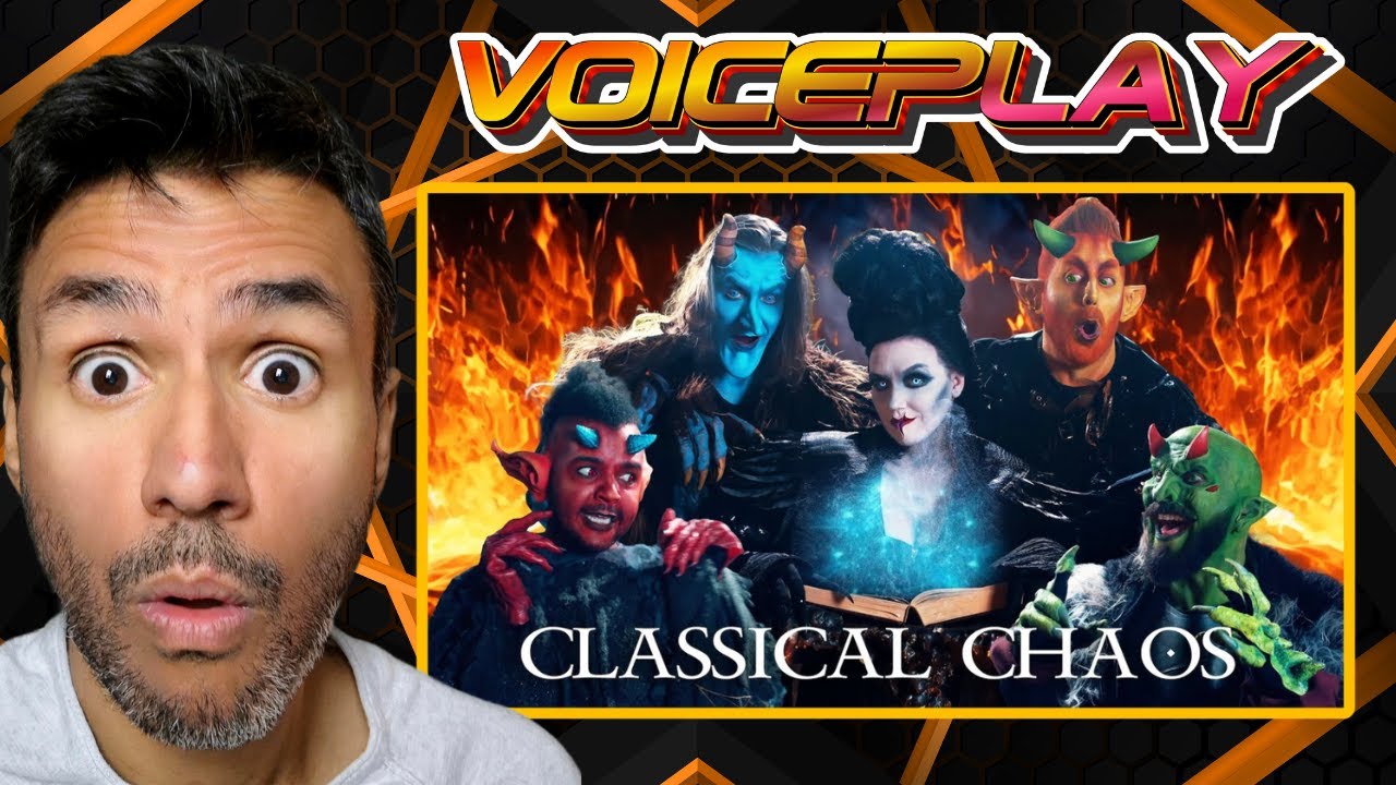 VoicePlay ft. Rachel Potter - Classical Chaos (REACTION) First Ever REACTION
