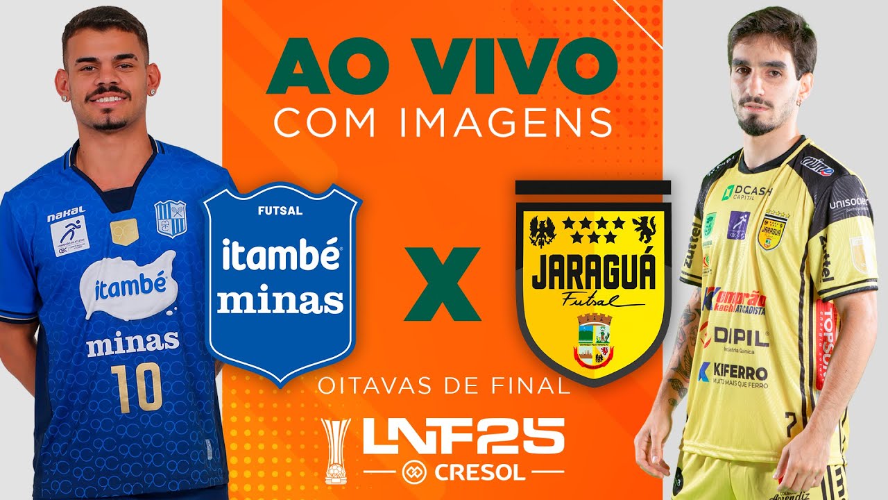 JOGO COMPLETO | LNF 2025 | MINAS x JARAGUÁ | RODADA OITAVAS - 1ª RODADA