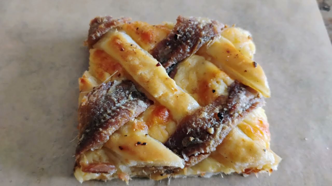 Savoury Puff Pastry Anchovies Appetizer