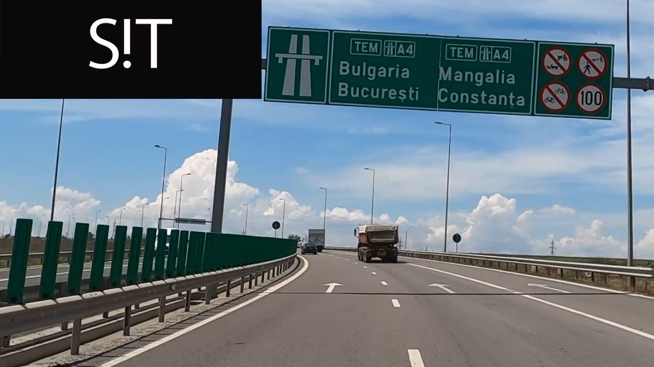 Autostrada A4 In Trafic Din Ovidiu Catre Eforie Nord