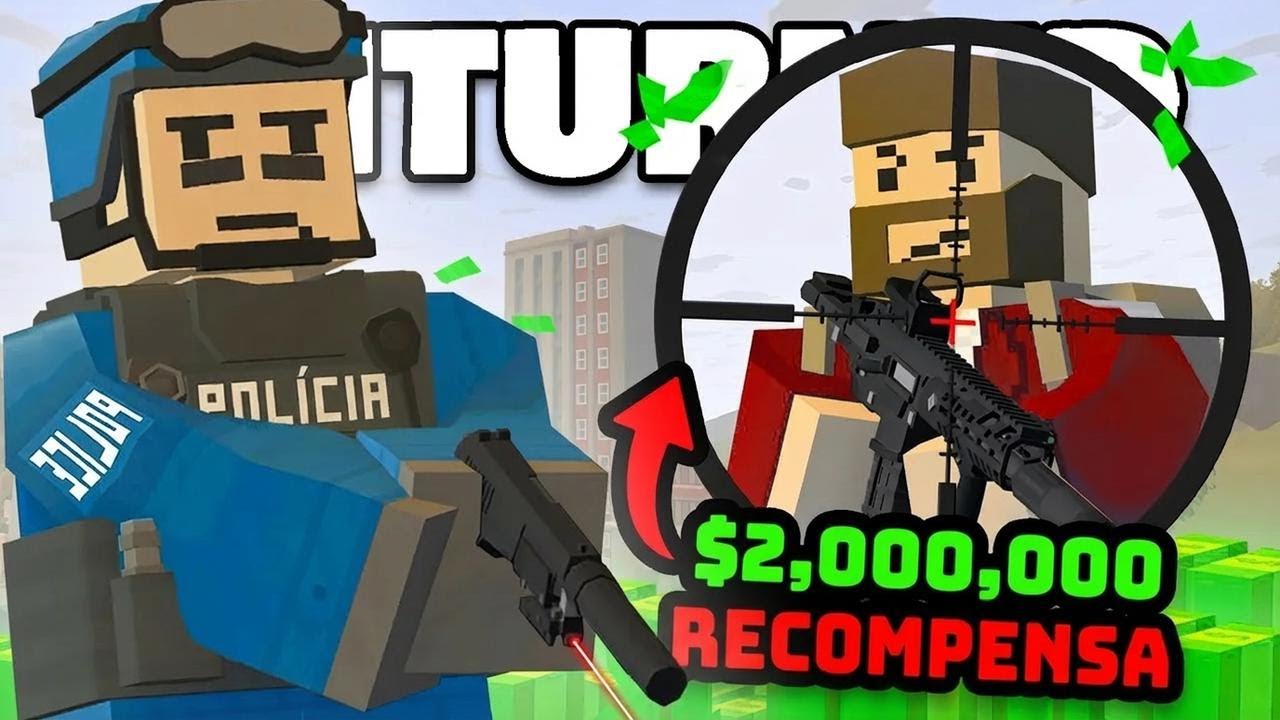 Virei o jogador mais procurado no Life RP! Minha aventura no Unturned