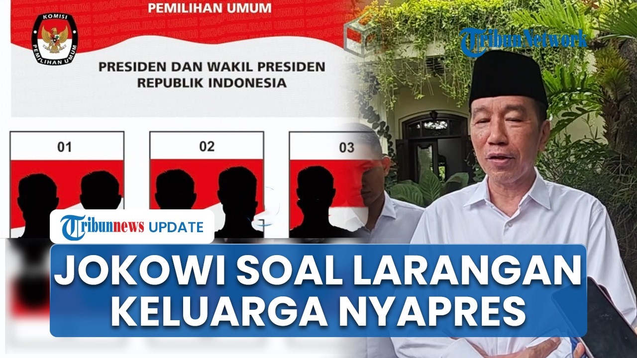 Jokowi soal Gugatan Larangan Keluarga Presiden-Wapres Maju Pilpres, Tegaskan Hak Setiap Warga Sama