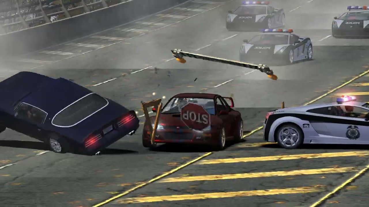Need for Speed Most Wanted Subaru Impreza vs Police