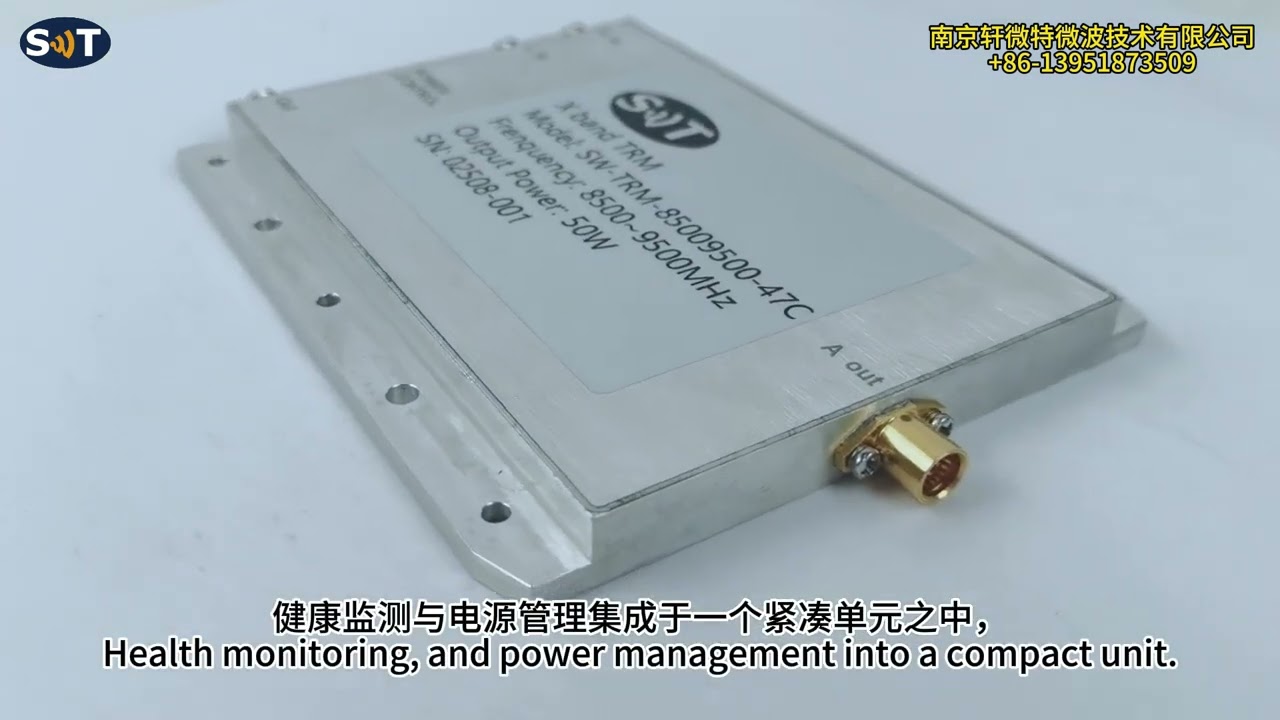 X-Band Transmit/Receive (TRM) Module Peak Power for Industrial Microwave Systems & Defense Radar