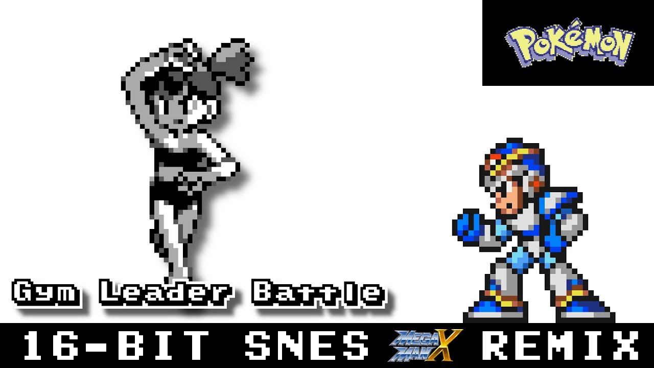 [16-Bit;SNES]Gym Leader Battle - Pokemon Red/Blue/Yellow【MMX Style, AMK】(Commission)