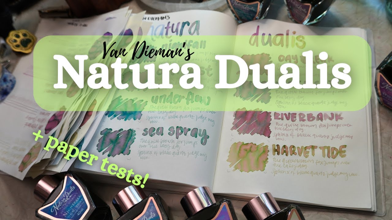 The Van Dieman's Natura Dualis Fountain Pen Ink Collection
