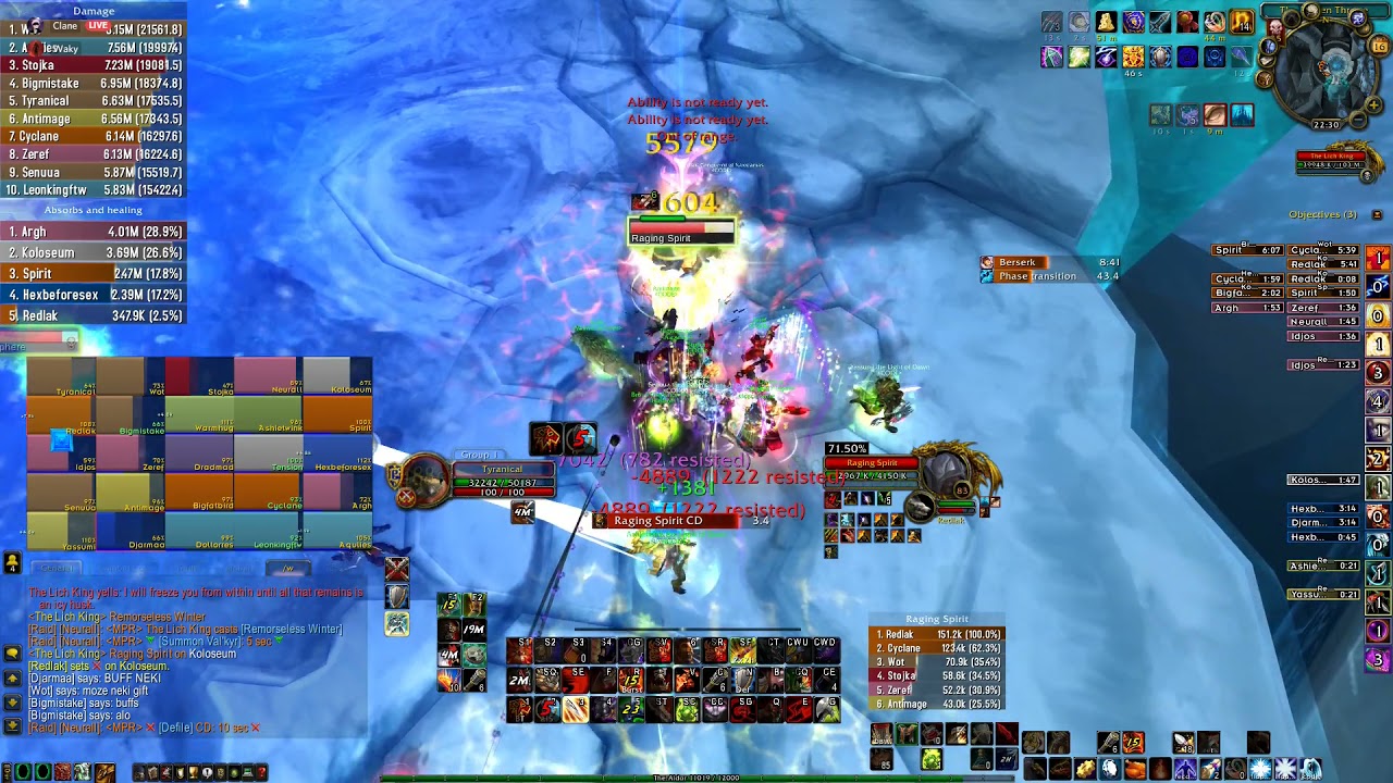 CODE vs Lich King 25 Heroic - Fury Warrior PoV - Classic WOTLK