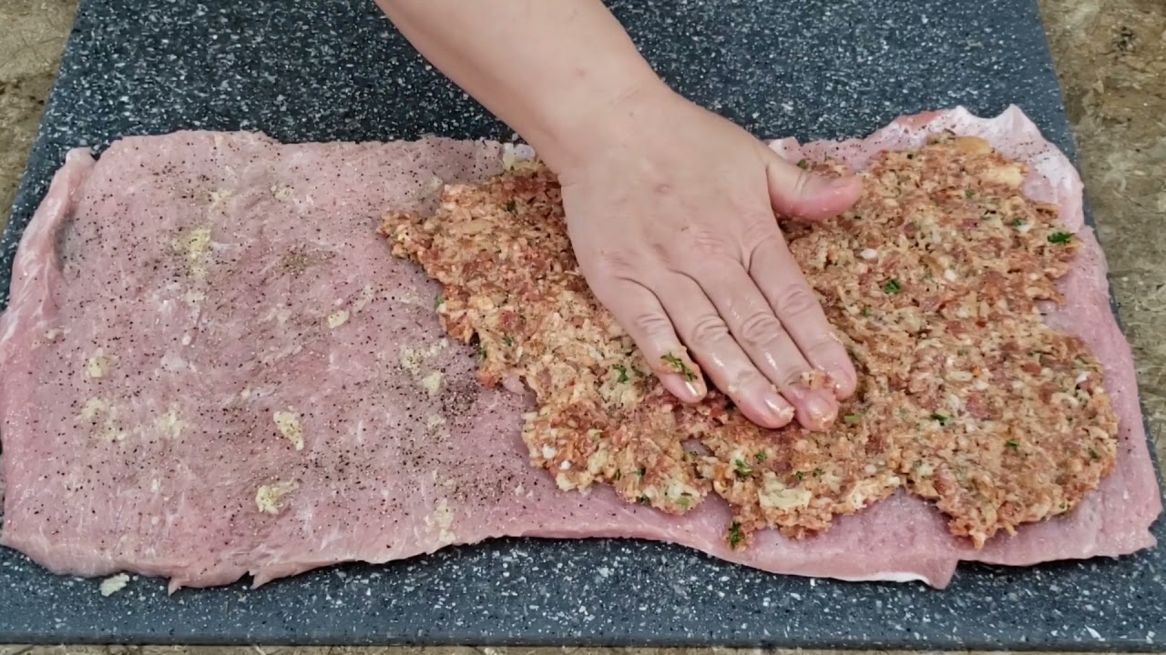 Sausage Stuffed Pork Loin