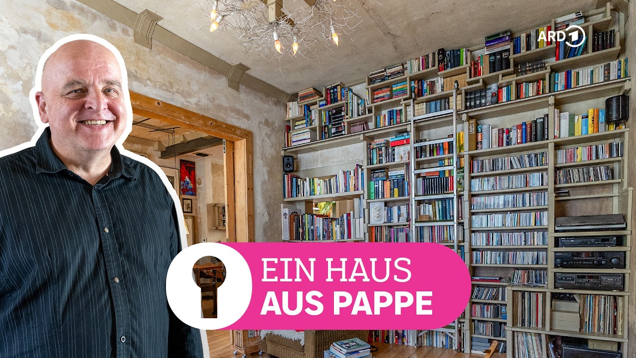 DIY-Wohnung: Thomas gestaltet sich ein kreatives Zuhause mit Karton | ARD Room Tour