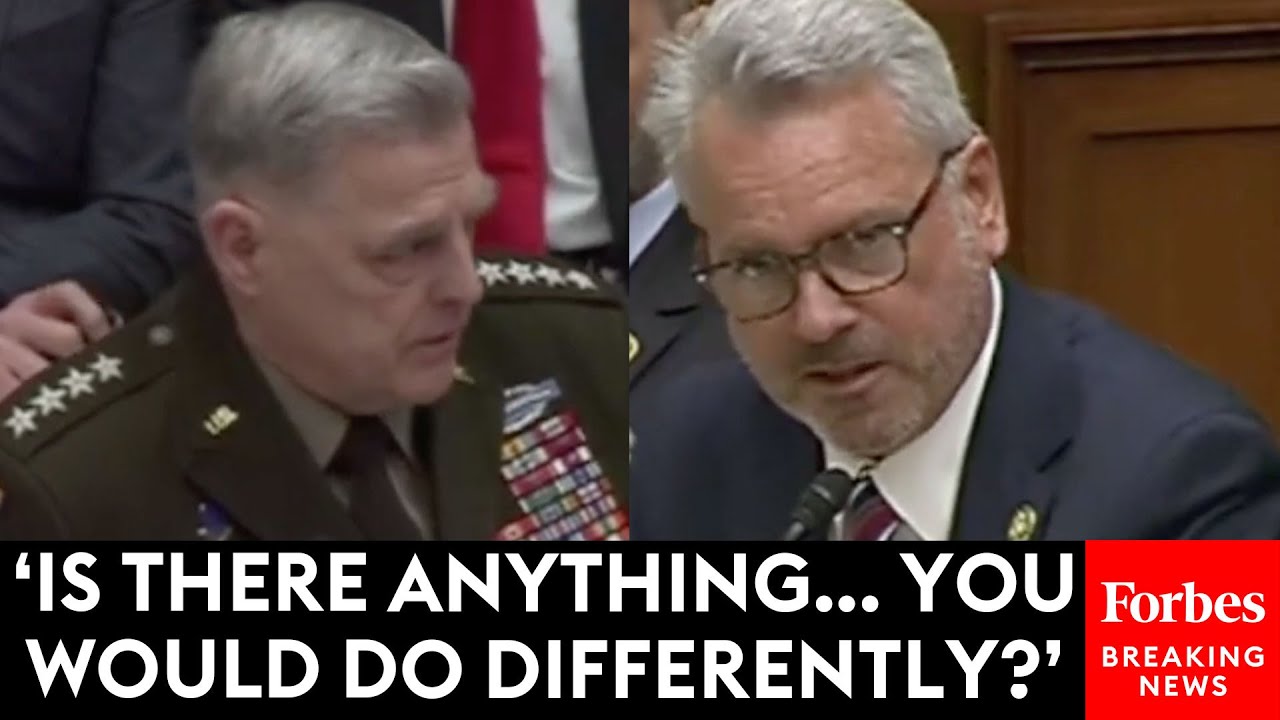 Mark Milley Asked Point Blank About Politicization Of The Military By Mark Alford