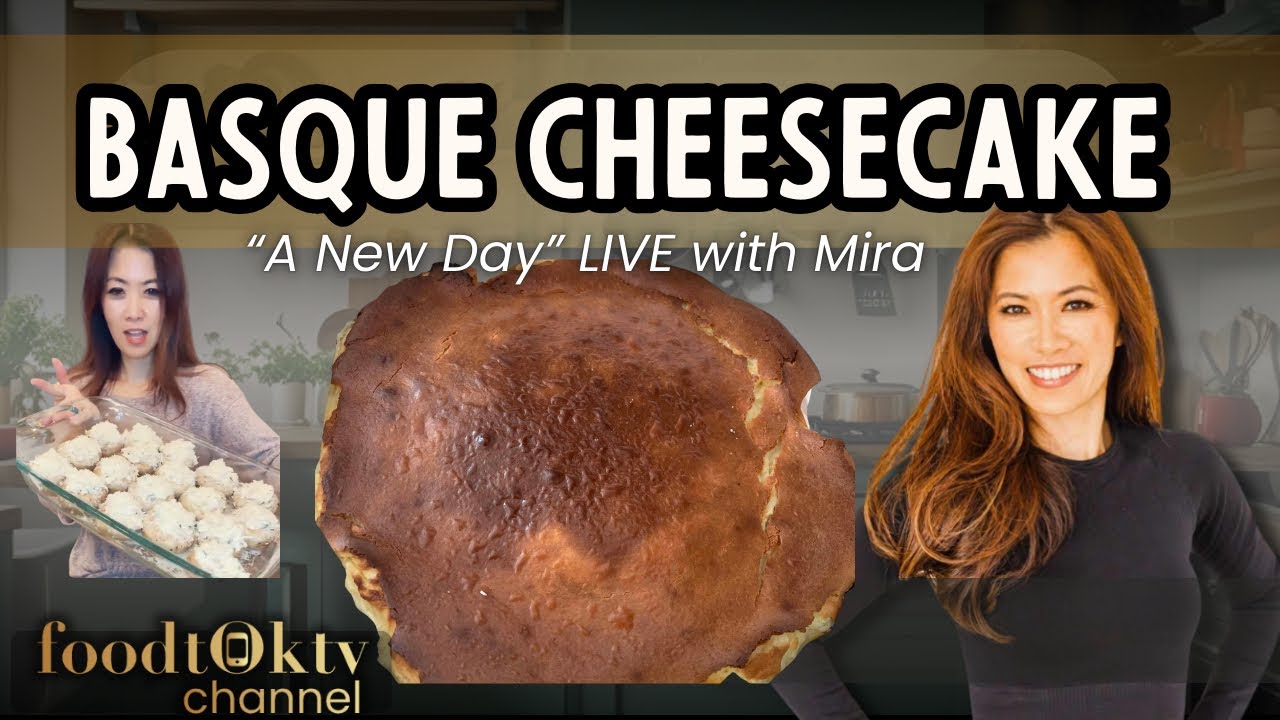 Чизкейк с подгоревшей корочкой, который все обожают 🍰🔥 | A New Day Live with Mira