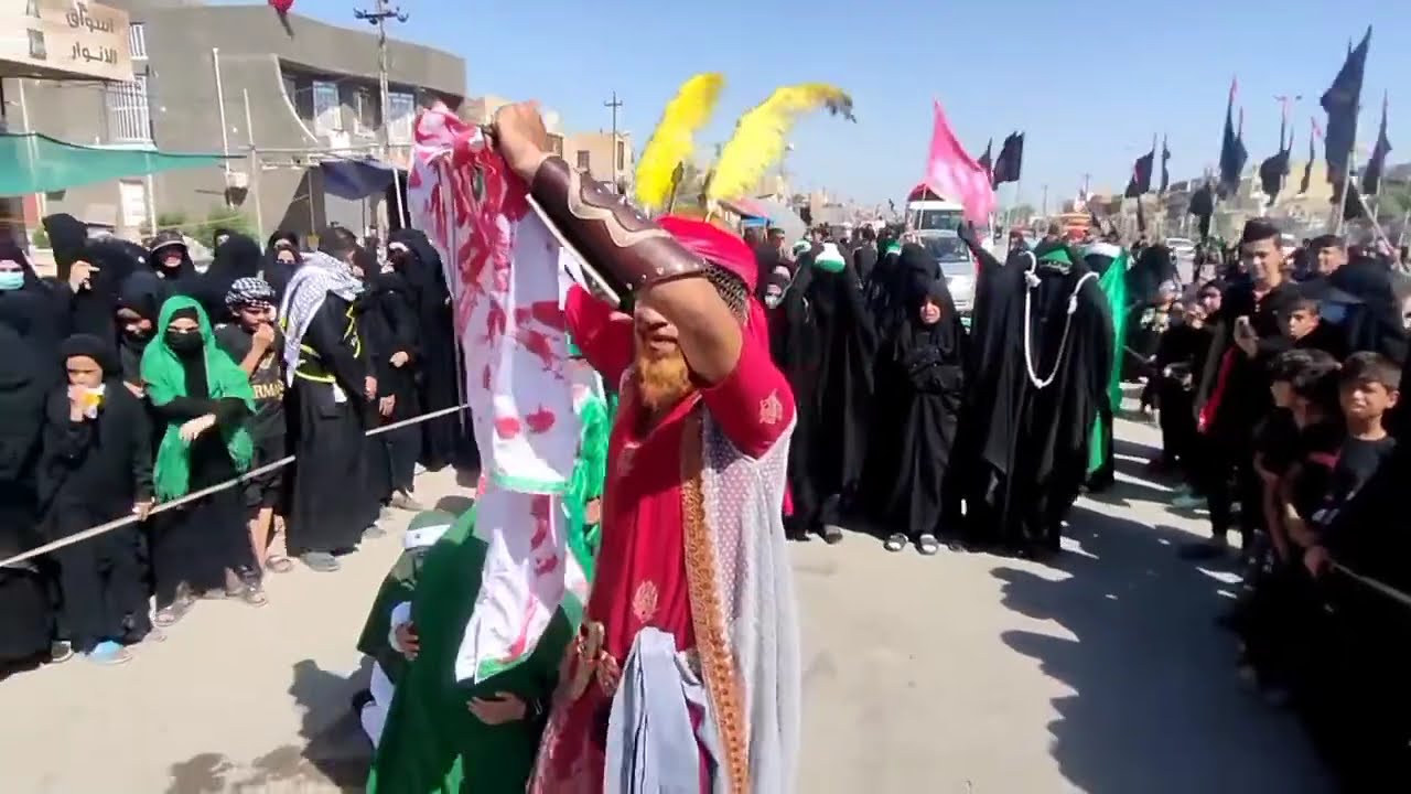 انطلاق موكب سبايا الحسين ع اليوم الاول 7 صفر