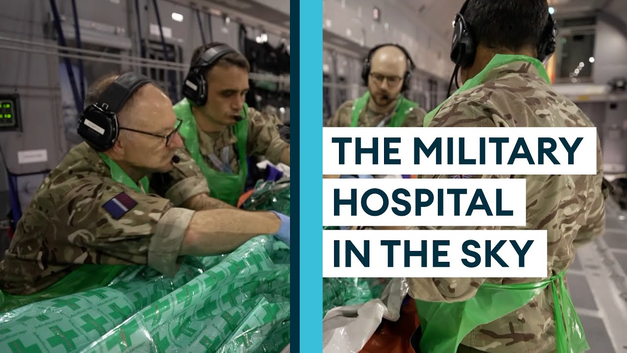 How this military team runs a hospital in the sky