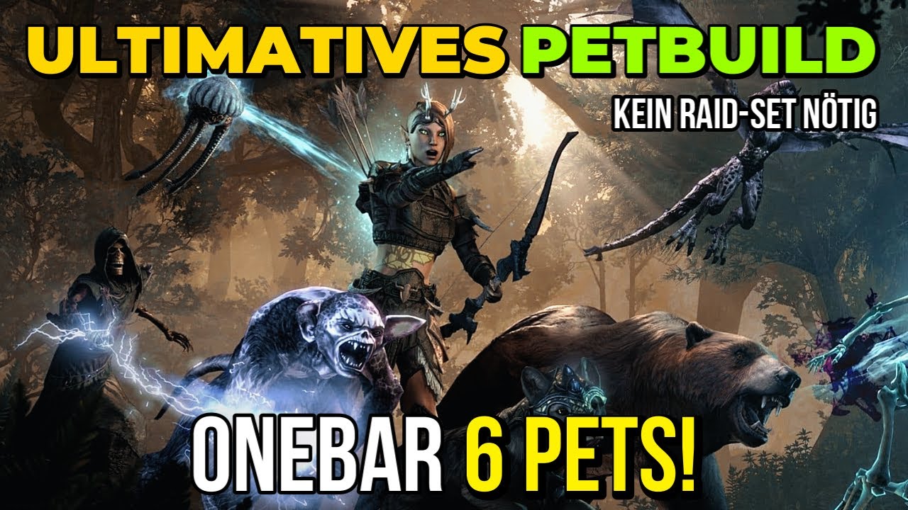 ULTIMATIVER ZOOWÄRTER - ESO Onebar  6 Pets | Best Pet Build 2025