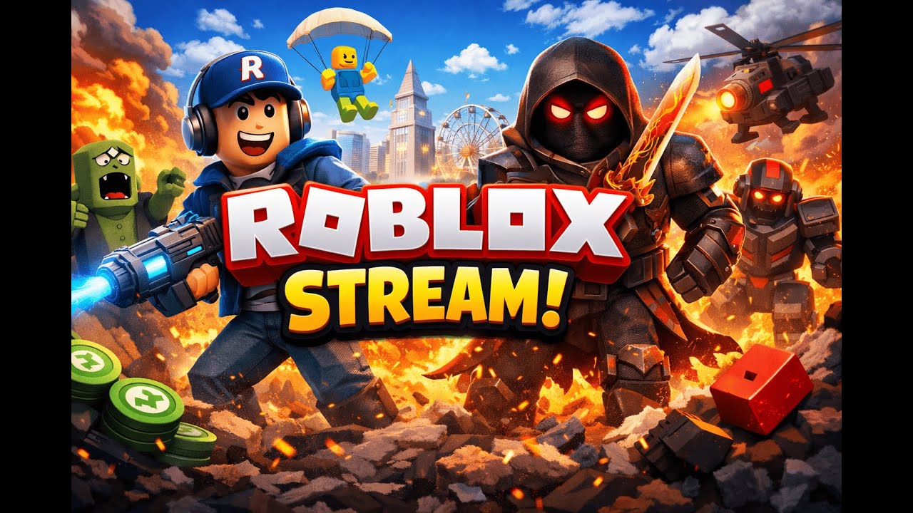 PLAYING ROBLOX LIVE