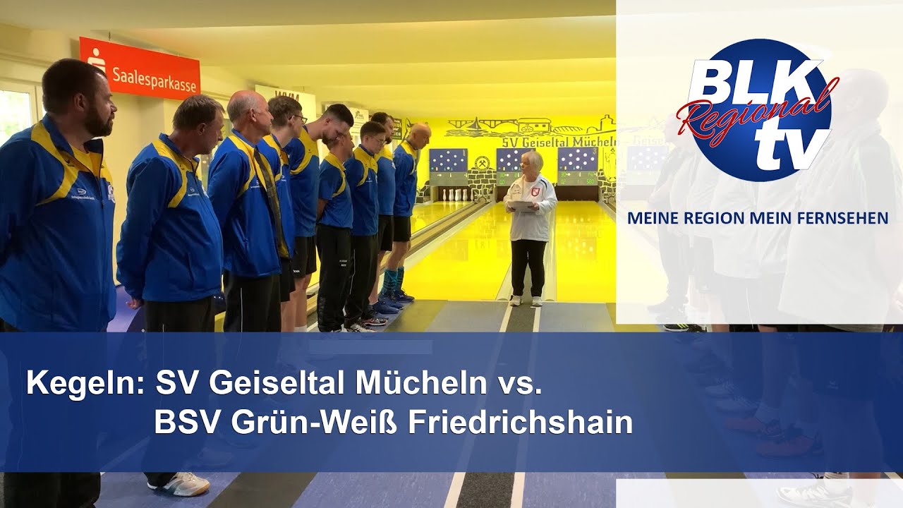 Kegeln: SV Geiseltal Mücheln vs. BSV Grün-Weiß Friedrichshain