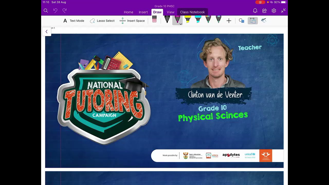 Grade 10 Physical Science Revision Session 3