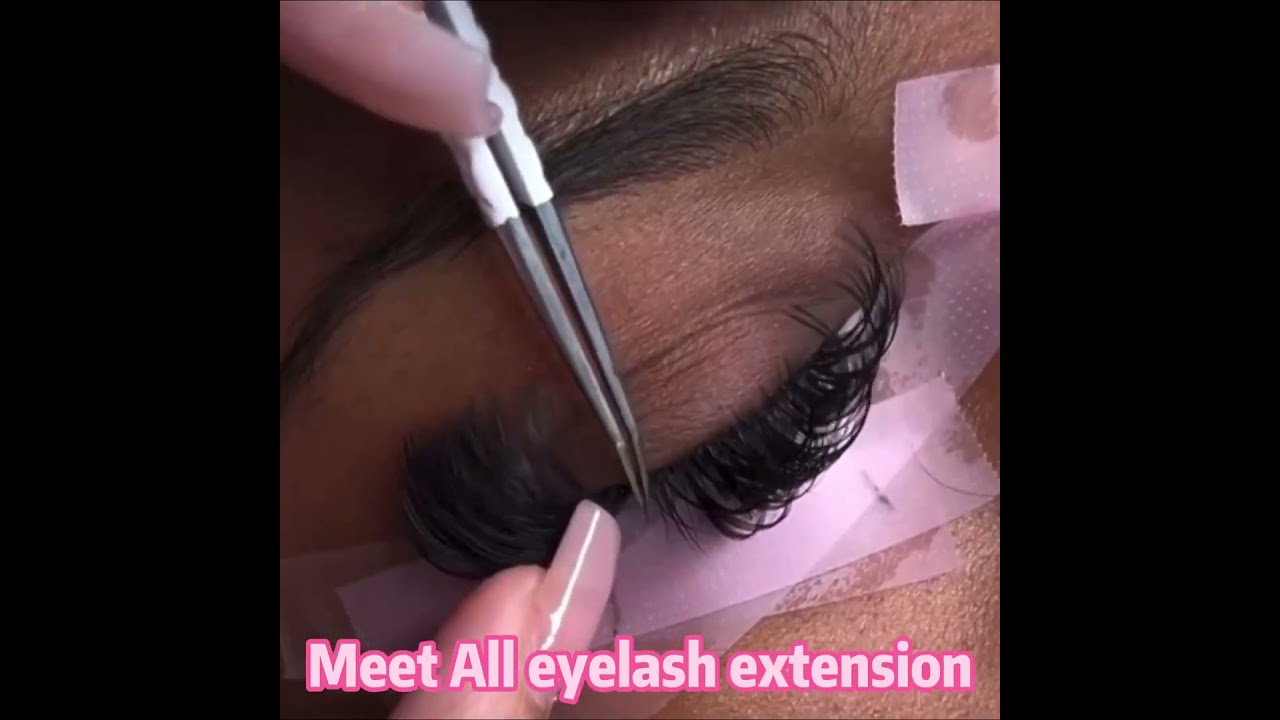 wholesale black matte lash extension #eyelashextension#eyelashes #lashes