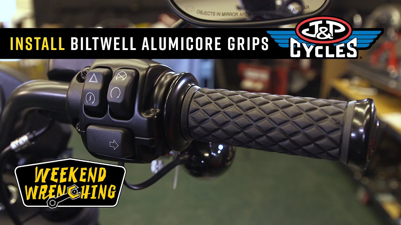 Biltwell Alumacore Grips Install : 2020 Lowrider S