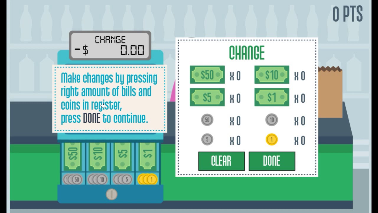 CASHIER NUMBERS - Game preview
