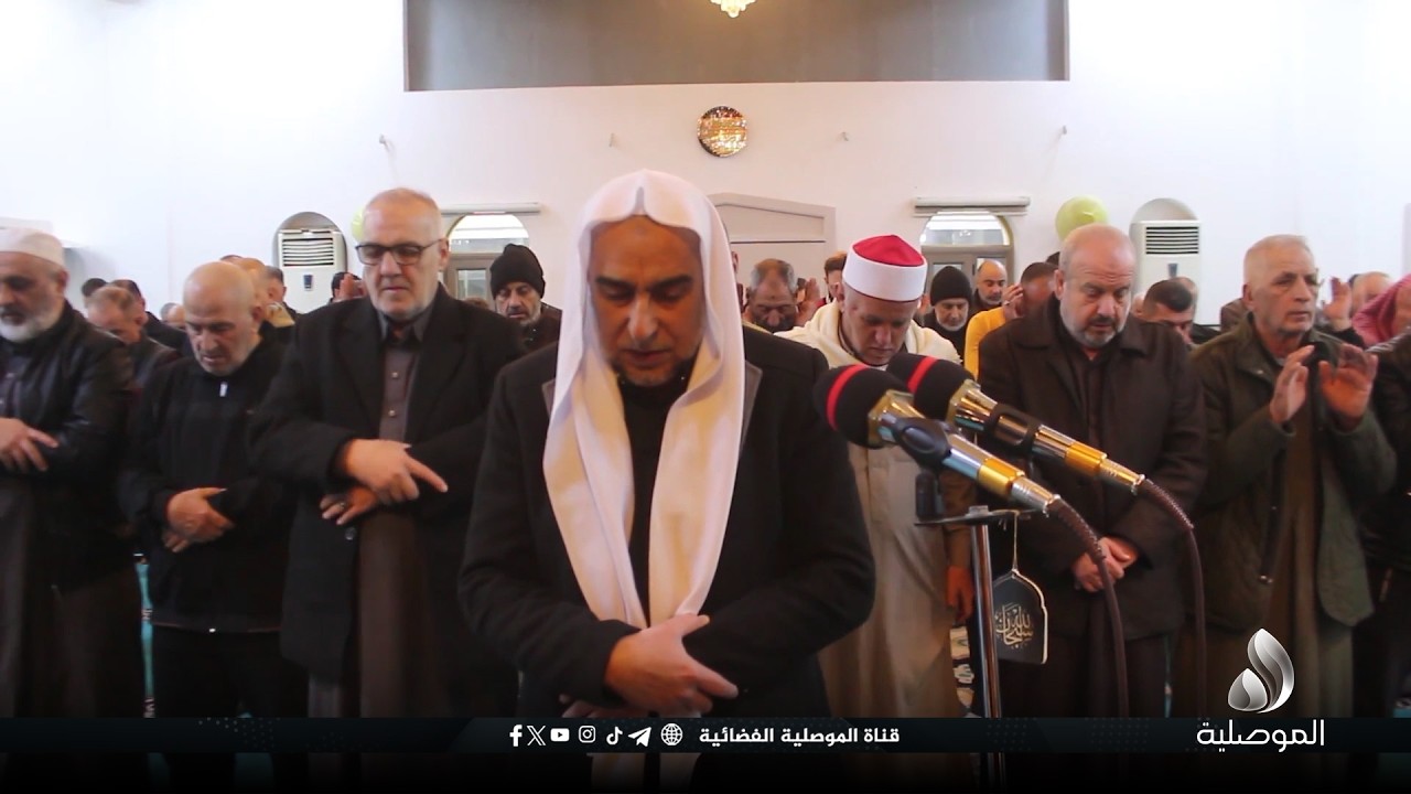 كاميرا الموصلية ترصد جانبا من الأجواء الروحانية في جامع ذي النورين