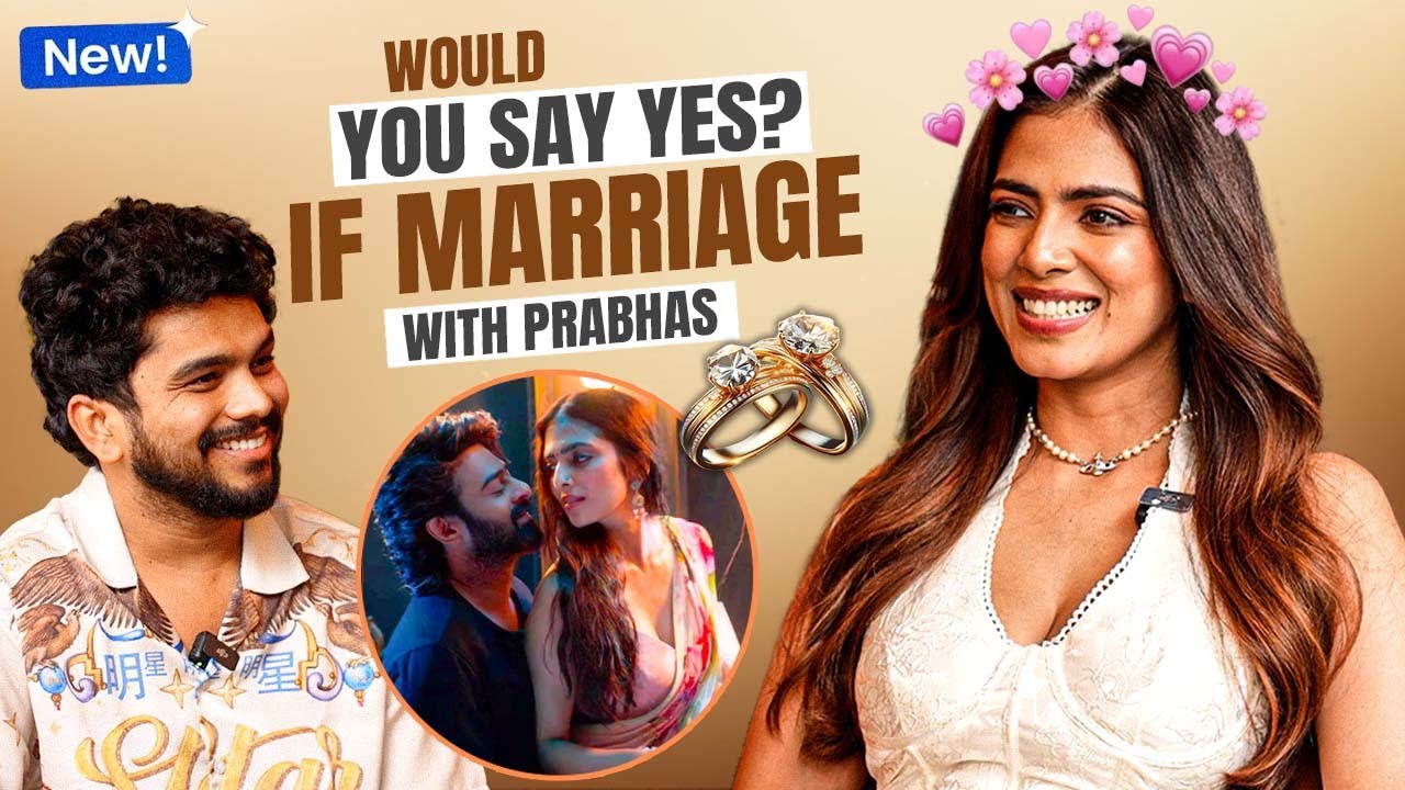 Would You Say Yes? If marriage with Prabhas🥰 || Actress Malavika Mohanan Interview || iDream Podcast
