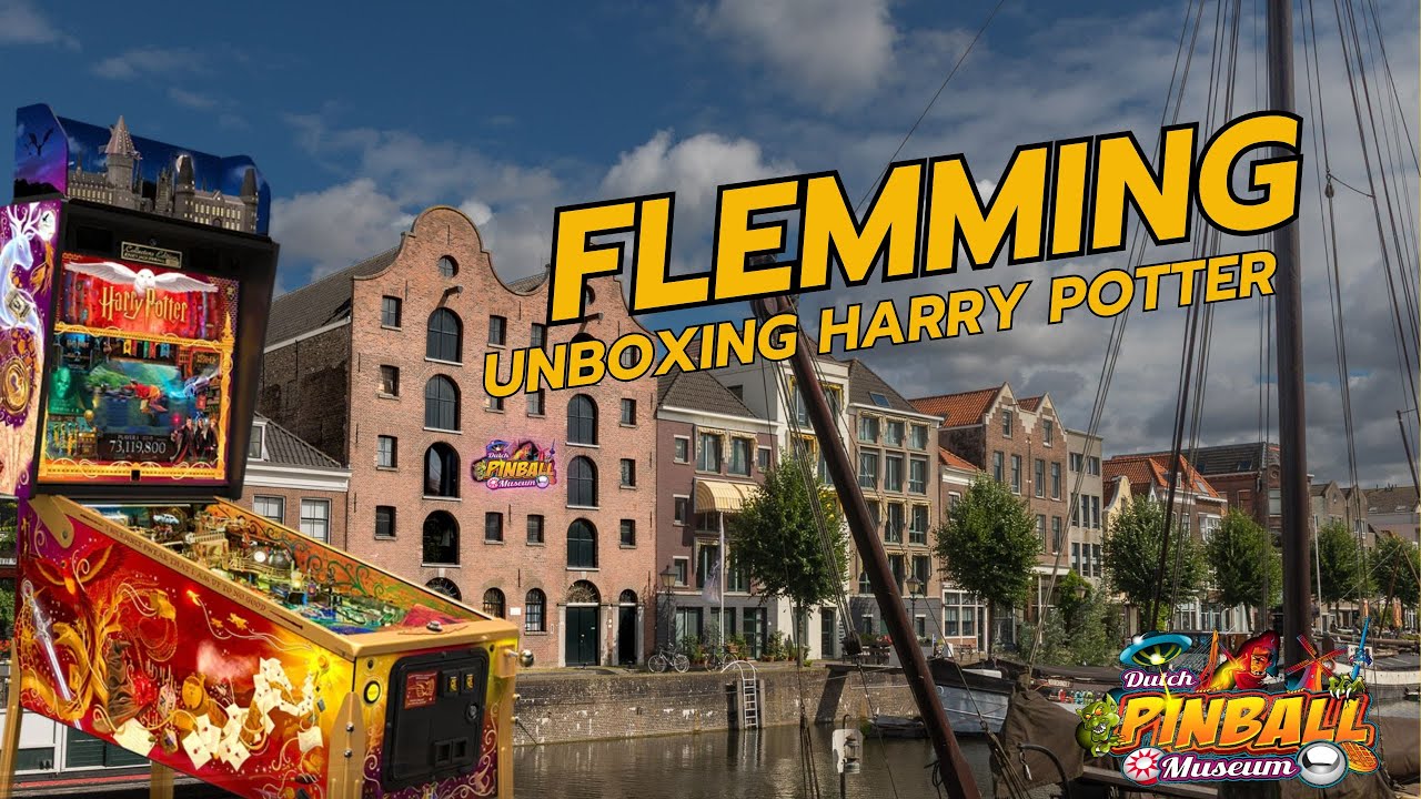 Unboxing de JJP Harry Potter flipperkast in den Bosch bij FLEMMING