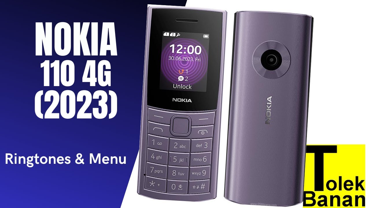 Nokia 110 4G (2023) - Unboxing / Menu & Ringtones / Dzwonki  -  Classic Phone