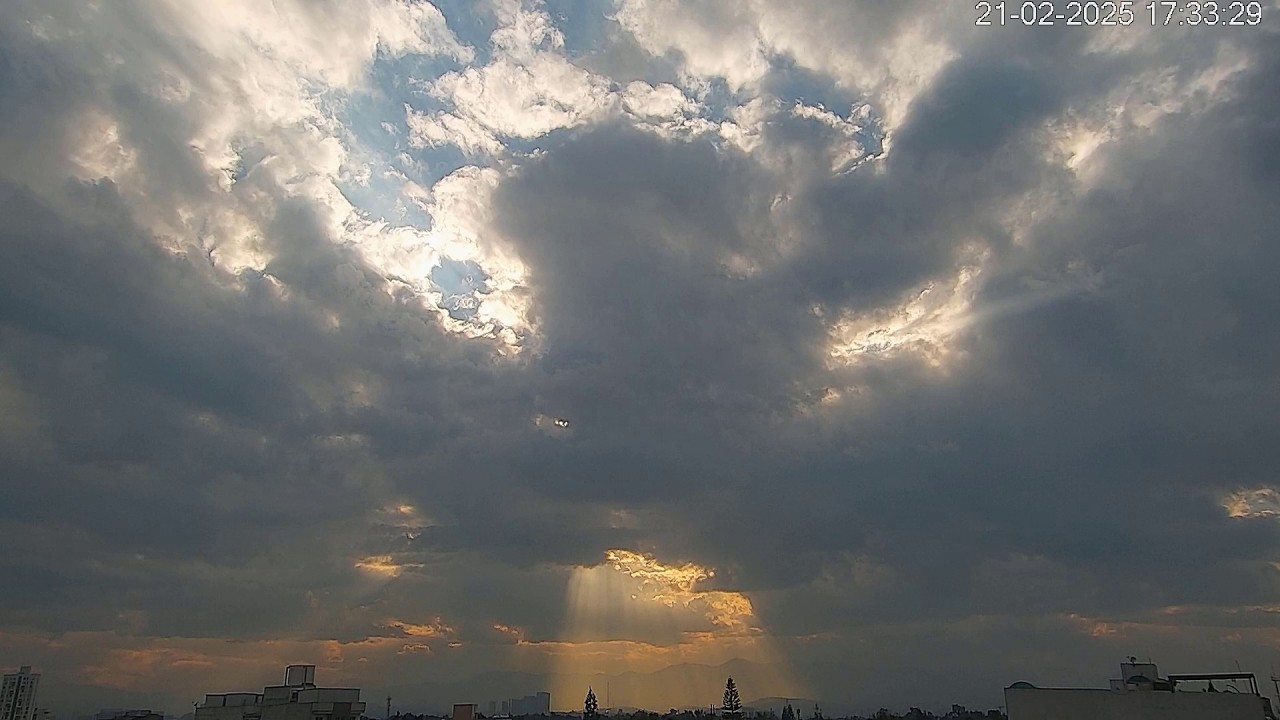 Timelapse Mexico City CDMX - Recopilaciones FEB-2025, Atardecer, amanecer, nubes, Sol, meteoro, etc.