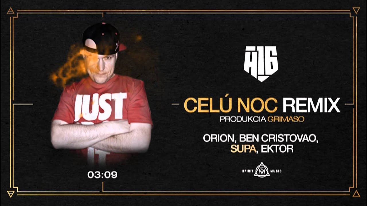 H16 ft. Orion, Ben Cristovao, Supa & Ektor – Celú noc REMIX (prod. Grimaso) | Official audio