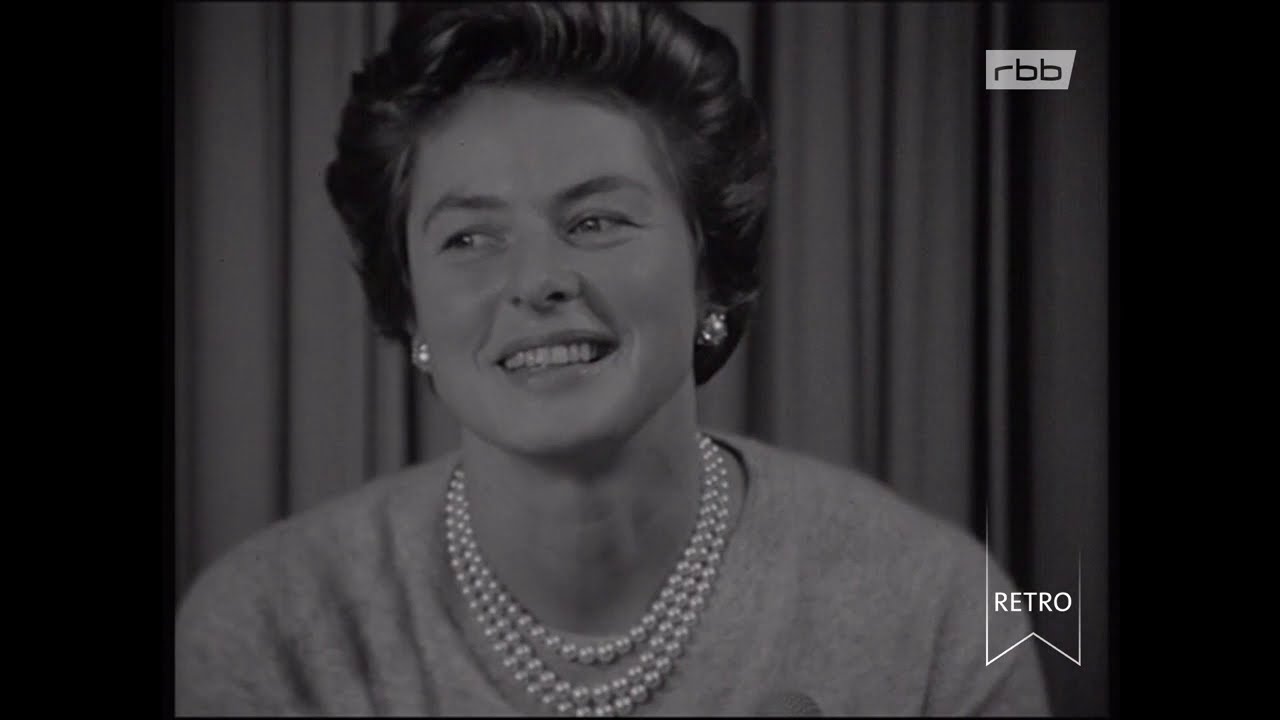 Ingrid Bergman Interview, german TV - 27.10.1961