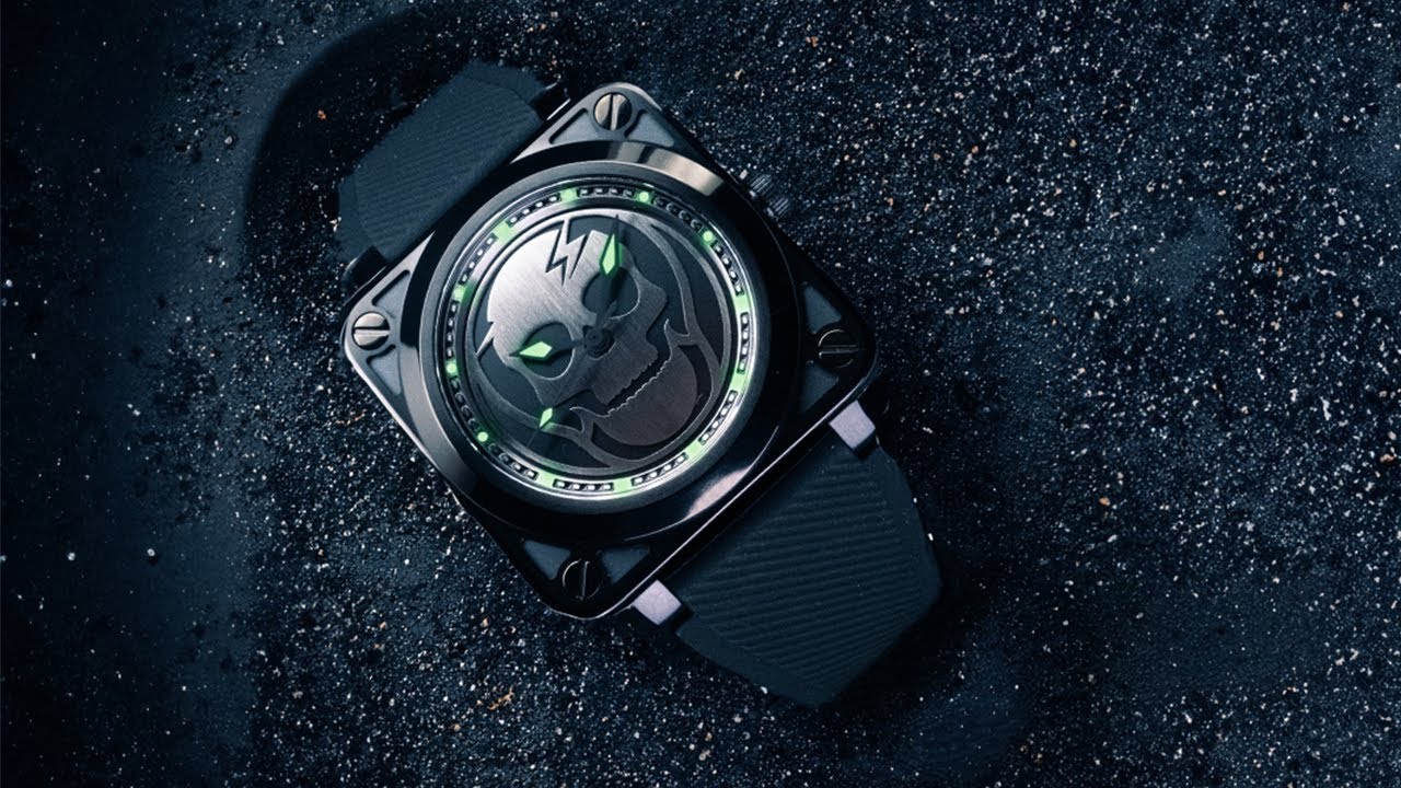 41mm 'Reaper' Stealth Seiko Mod Watch 200m WR