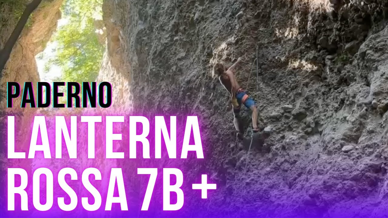 Lanterna Rossa 7b+ (Paderno, Calusco d'Adda)