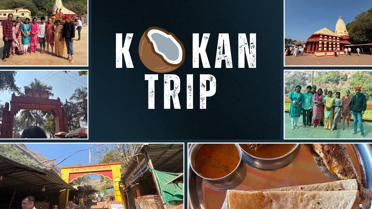 Konkan trip 2026 | family vacation vlog 🌴🥥❤️#kokantrip #travelvlog #aaplakokan❤️