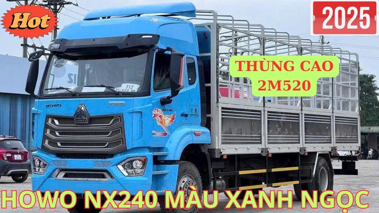 XE TẢI HOWO NX240 THÙNG 8M5 CHIỀU CAO 2M520. MẪU MỚI 2025| PHÚC XE TẢI ĐỒNG NAI