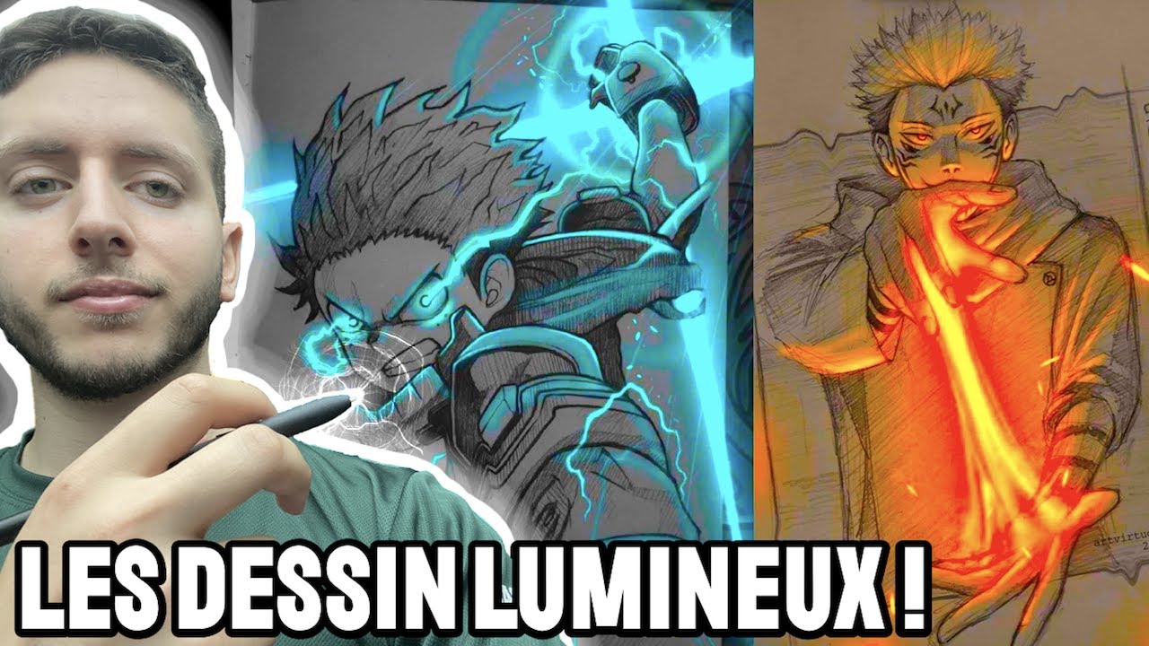 JE TESTE LES DESSINS LUMINEUX !